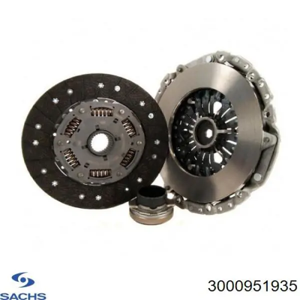 Kit de embraiagem (3 peças) Sachs 3000951935 preço, a partir de 227,67 USD