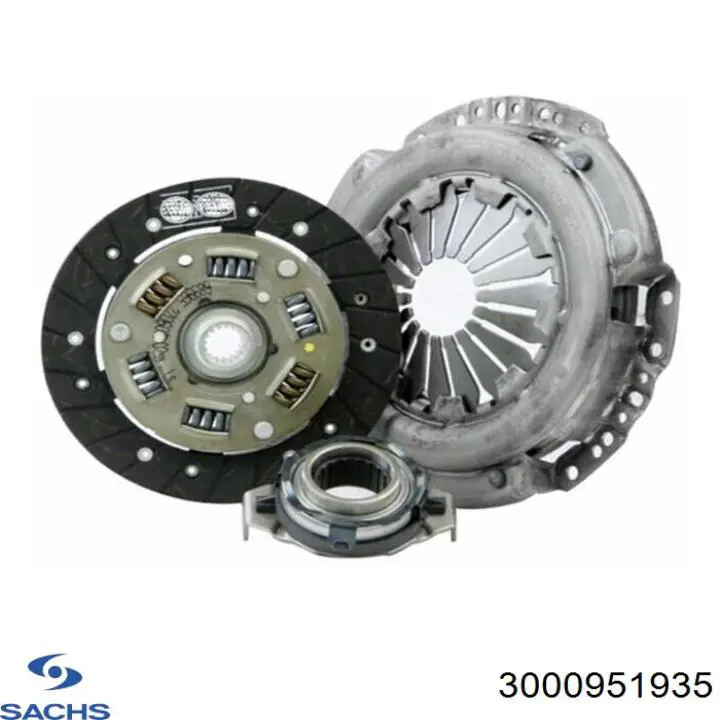 3000951935 Sachs Kit de embraiagem (3 peças)