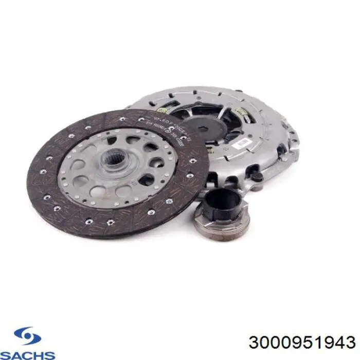 Kit de embraiagem (3 peças) Sachs 3000951943 preço, a partir de 301,62 USD