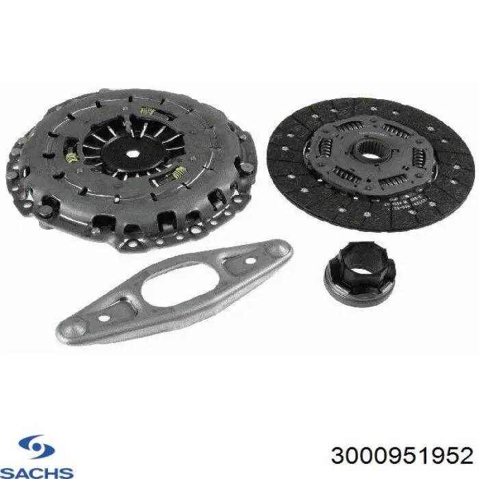 Kit de embraiagem (3 peças) Sachs 3000951952 preço, a partir de 254,88 USD