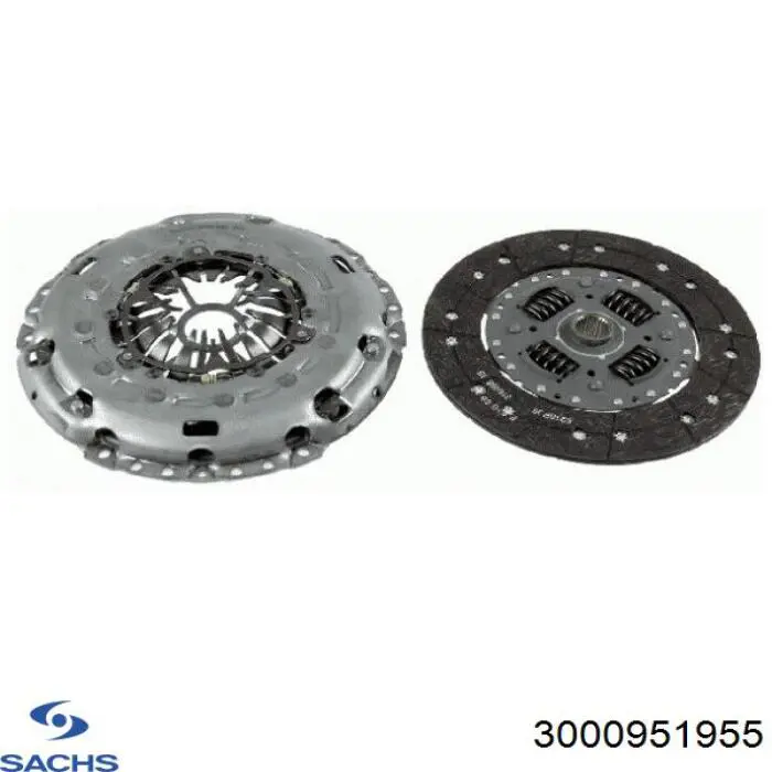 Kit de embraiagem (3 peças) Sachs 3000951955 preço, a partir de 215,55 USD