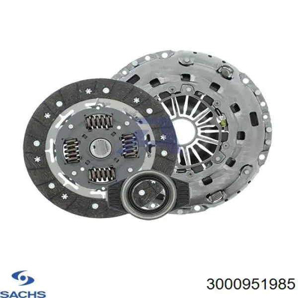 Kit de embraiagem (3 peças) Sachs 3000951985 preço, a partir de 585,91 USD