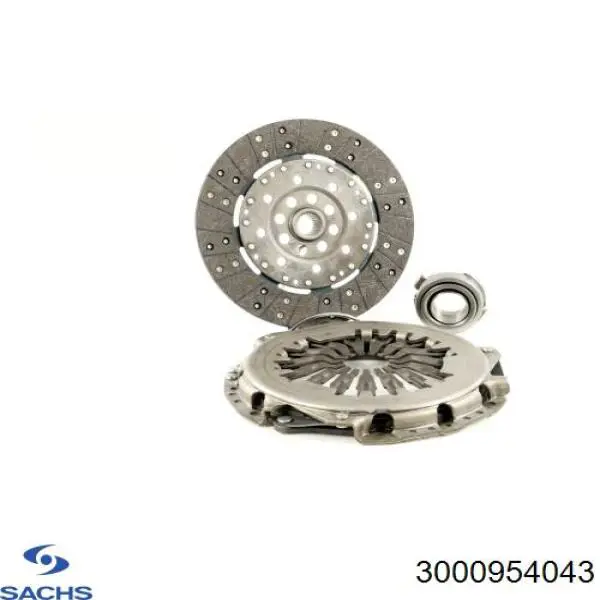 Kit de embraiagem (3 peças) Sachs 3000954043 preço, a partir de 299,72 USD
