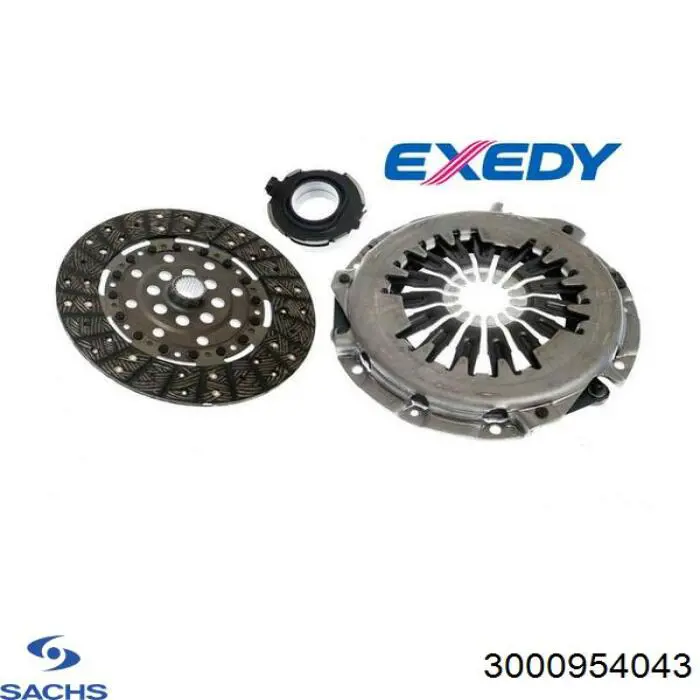 Compre 3000954043 Sachs Kit de embraiagem (3 peças)