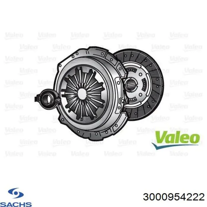 Kit de embraiagem (3 peças) Sachs 3000954222 preço, a partir de 143,24 USD