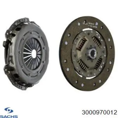3000970012 Sachs Kit de embraiagem (3 peças)