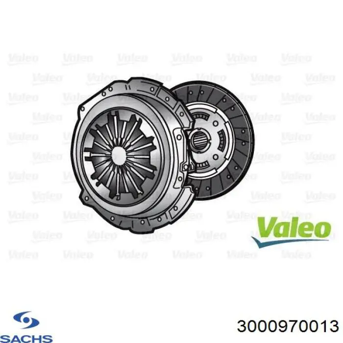 Compre 3000970013 Sachs Kit de embraiagem (3 peças)