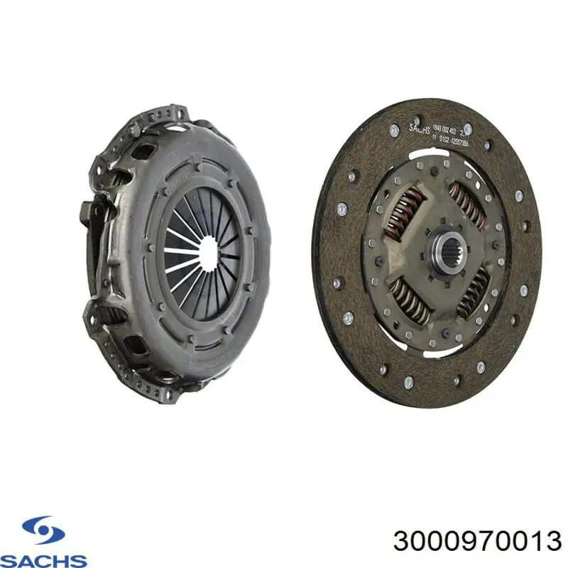3000970013 Sachs Kit de embraiagem (3 peças)