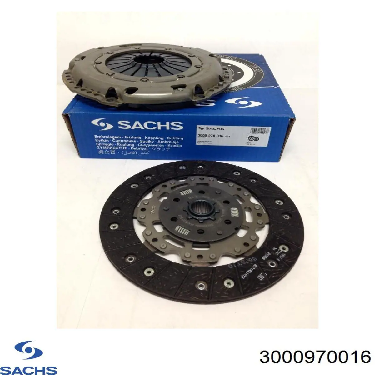 3000970016 Sachs Kit de embraiagem (3 peças)
