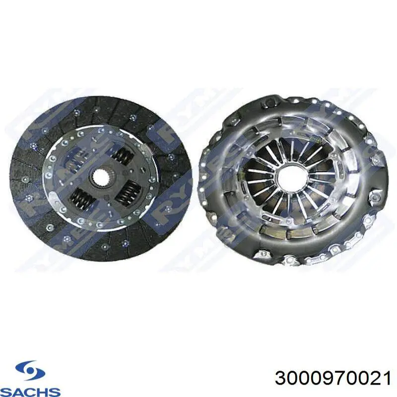 3000970021 Sachs Kit de embraiagem (3 peças)