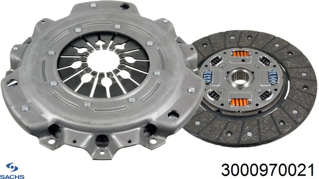 Kit de embraiagem (3 peças) Sachs 3000970021 preço, a partir de 187,67 USD