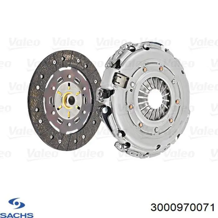 3000970071 Sachs Kit de embraiagem (3 peças)