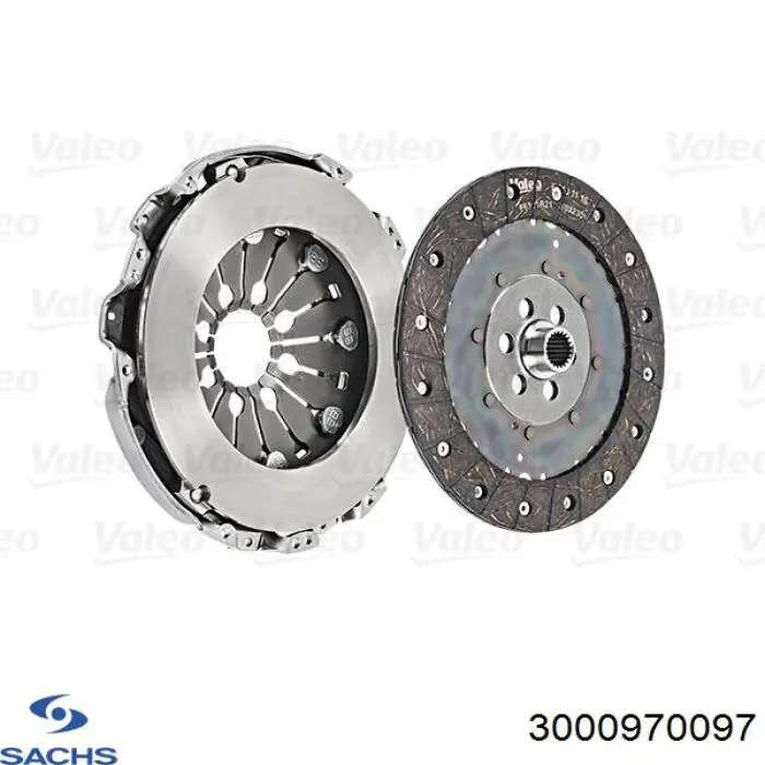 Kit de embraiagem (3 peças) Sachs 3000970097 preço, a partir de 219,68 USD