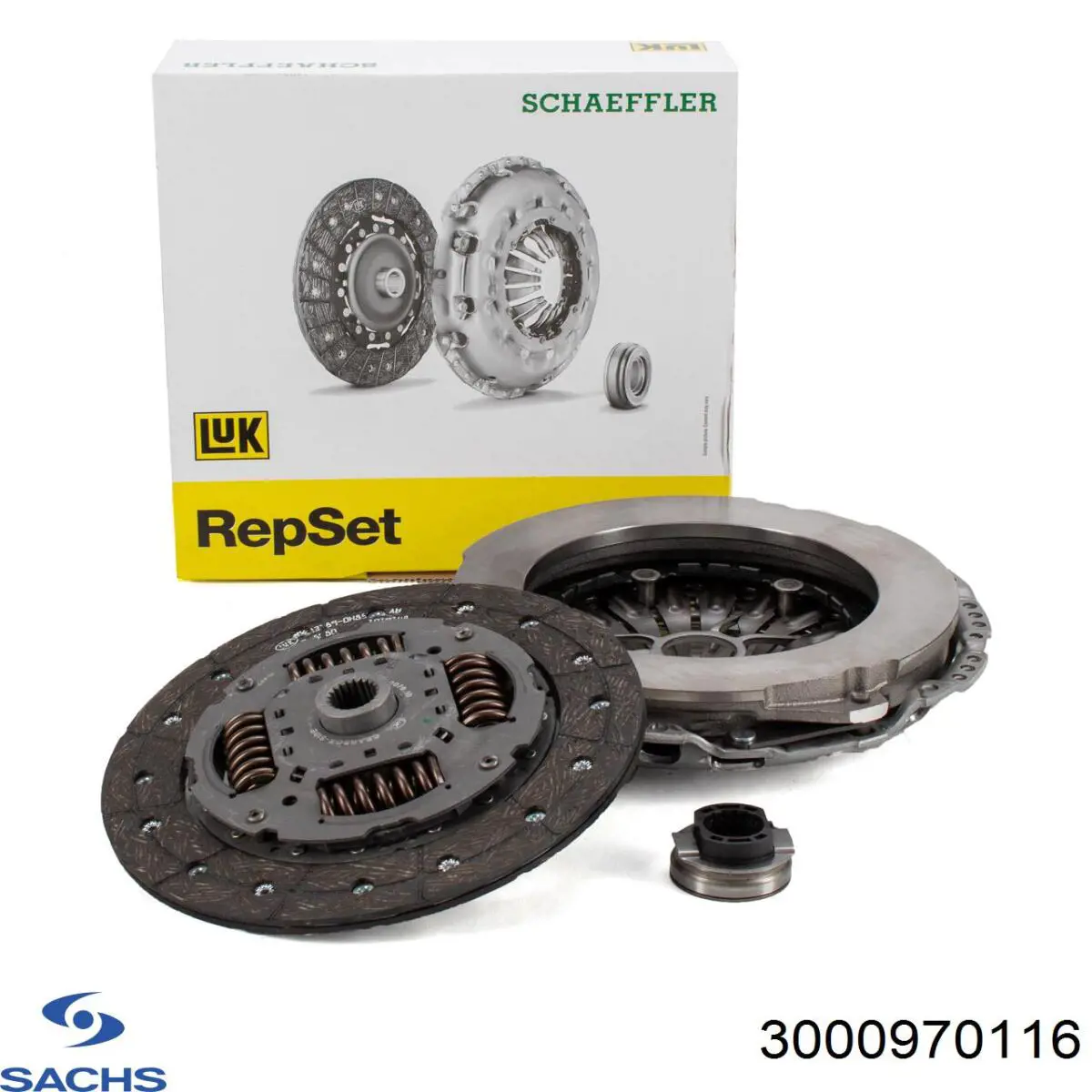 3000970116 Sachs Kit de embraiagem (3 peças)