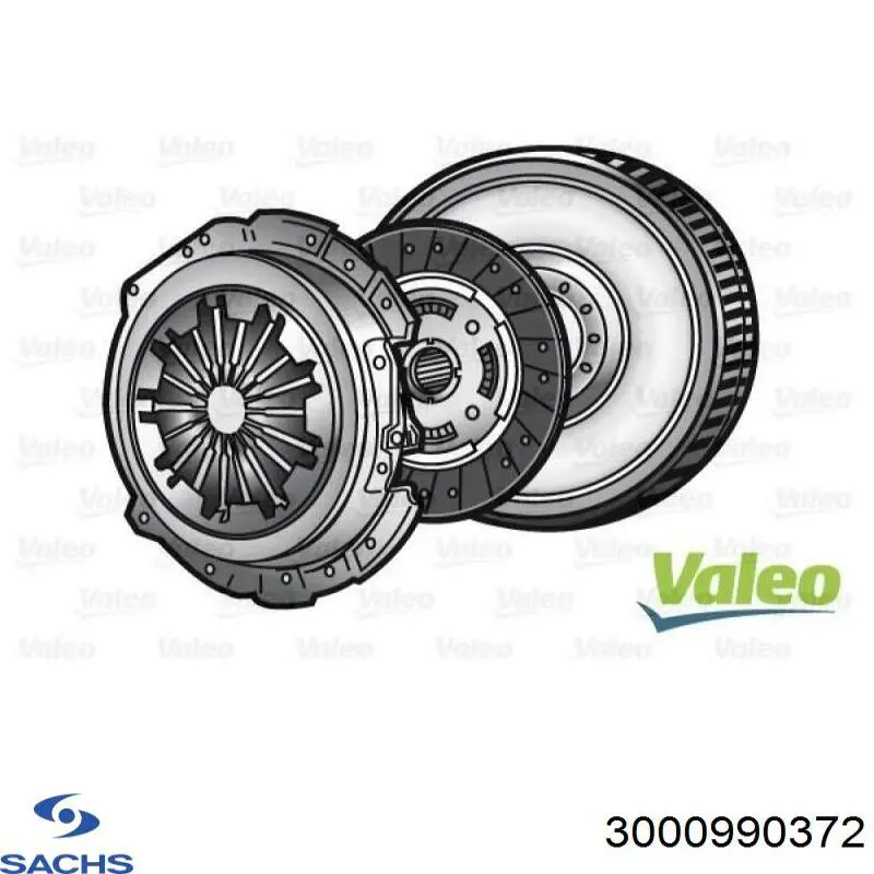 Kit de embraiagem (3 peças) Sachs 3000990372 preço, a partir de 220,59 USD