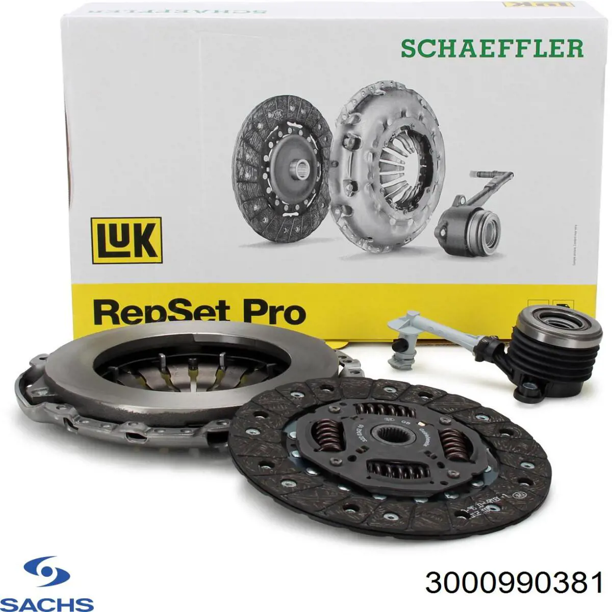 3000990381 Sachs Kit de embraiagem (3 peças)