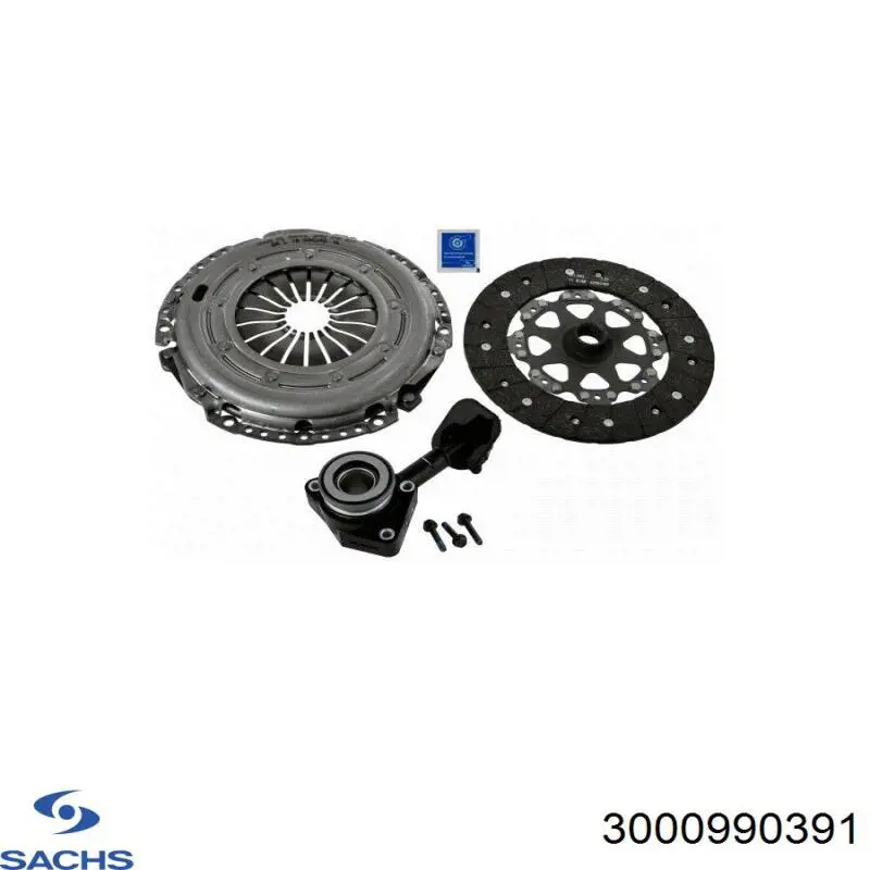 Kit de embraiagem (3 peças) Sachs 3000990391 preço, a partir de 251,63 USD