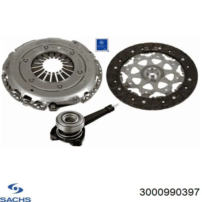 Kit de embraiagem (3 peças) Renault (RVI) 8200291842
