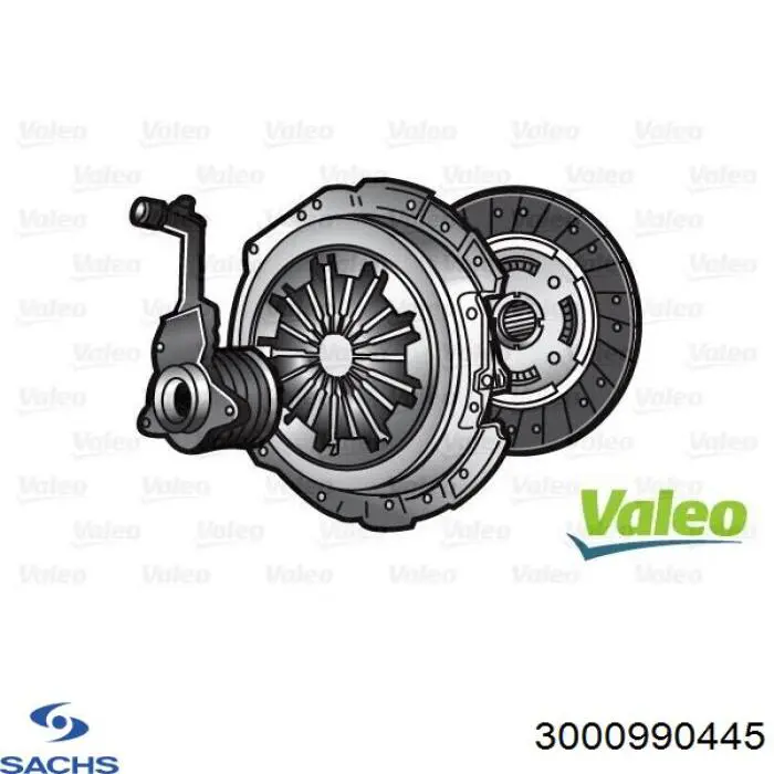 3000990445 Sachs Kit de embraiagem (3 peças)