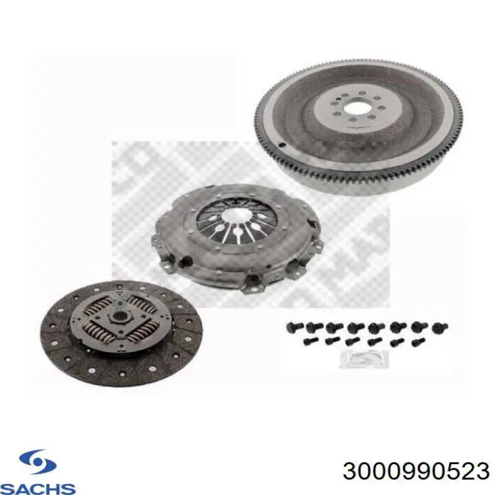 Kit de embraiagem (3 peças) Sachs 3000990523 preço, a partir de 128,49 USD