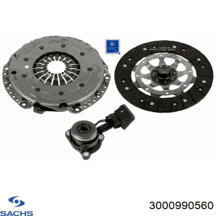 9675022680 Peugeot/Citroen Kit de embraiagem (3 peças)