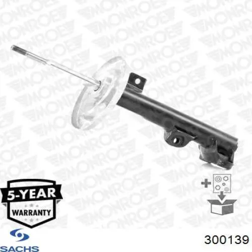 Compre 300139 Sachs Amortecedor dianteiro
