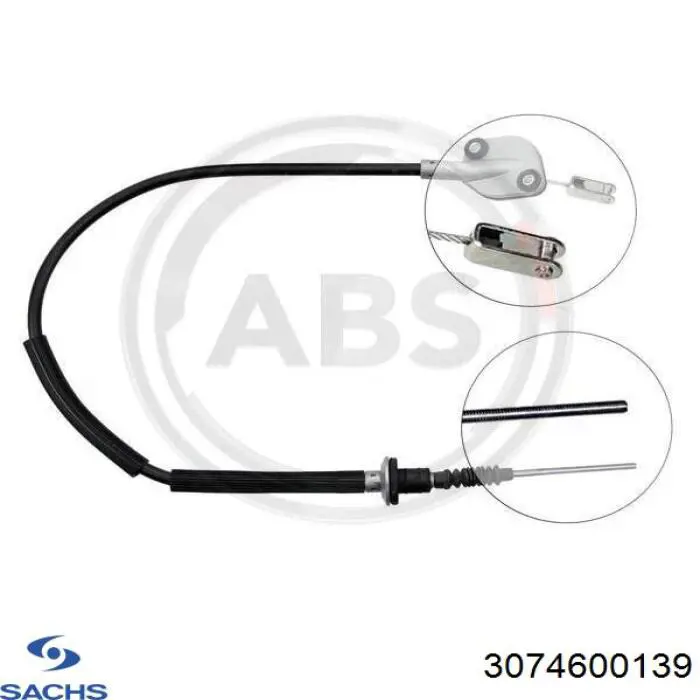 Cabo de embraiagem Sachs 3074600139 preço, a partir de 29,97 USD