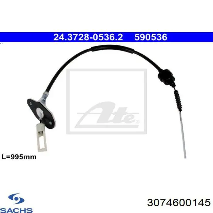 Cabo de embraiagem Sachs 3074600145 preço, a partir de 27,82 USD