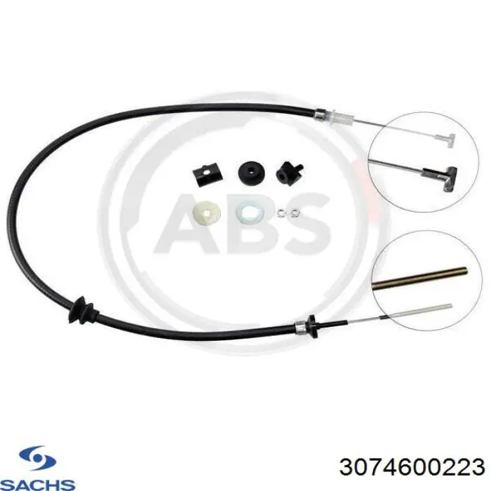 Compre 3074600223 Sachs Cabo de embraiagem