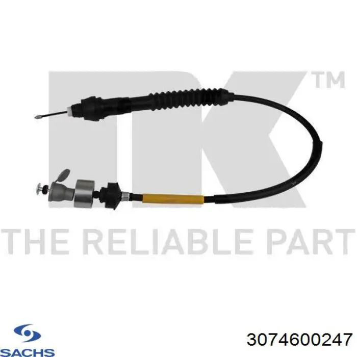 Compre 3074600247 Sachs Cabo de embraiagem