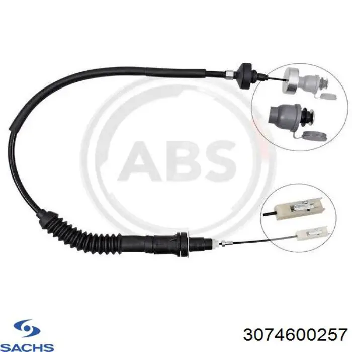 Compre 3074600257 Sachs Cabo de embraiagem