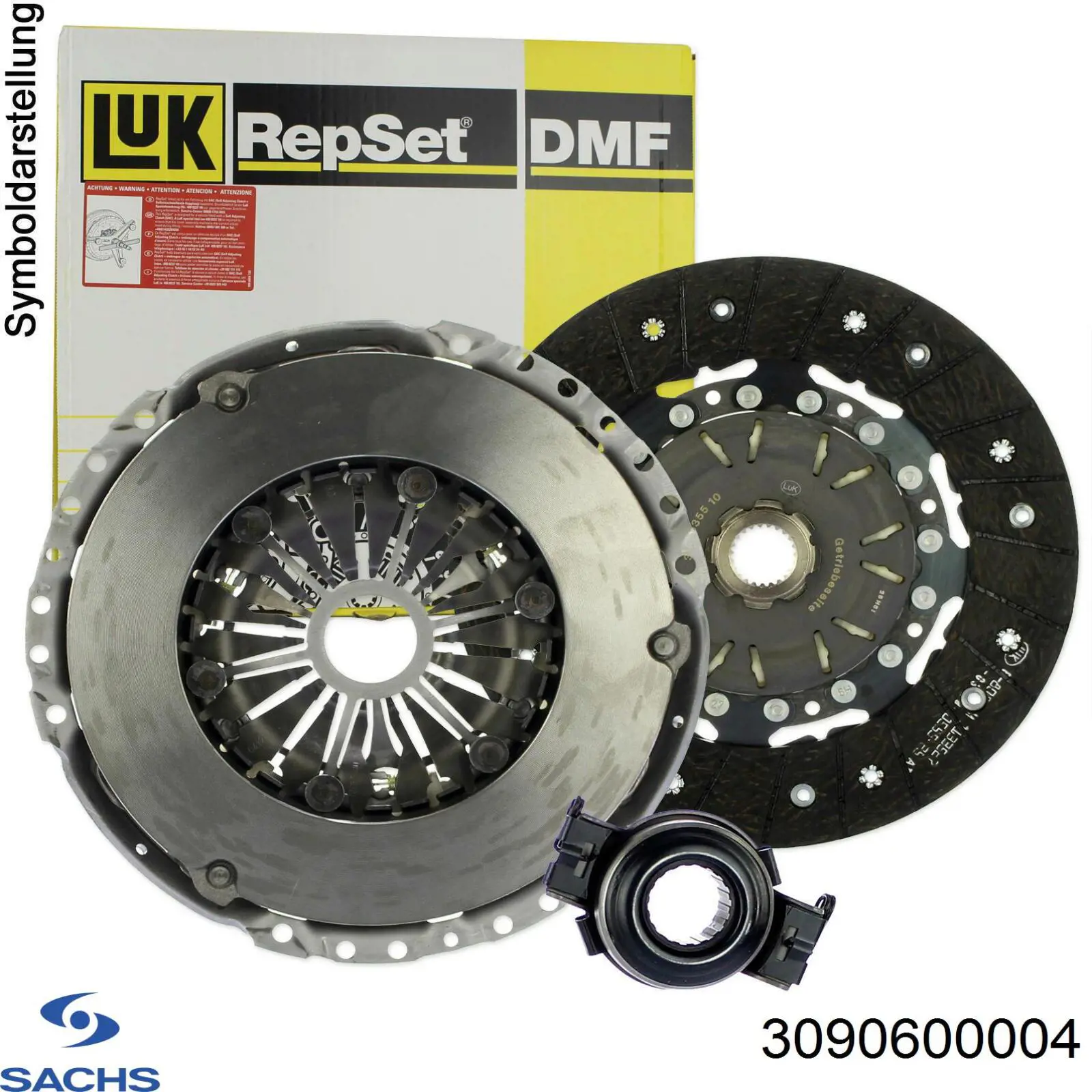 3090600004 Sachs Kit de embraiagem (3 peças)