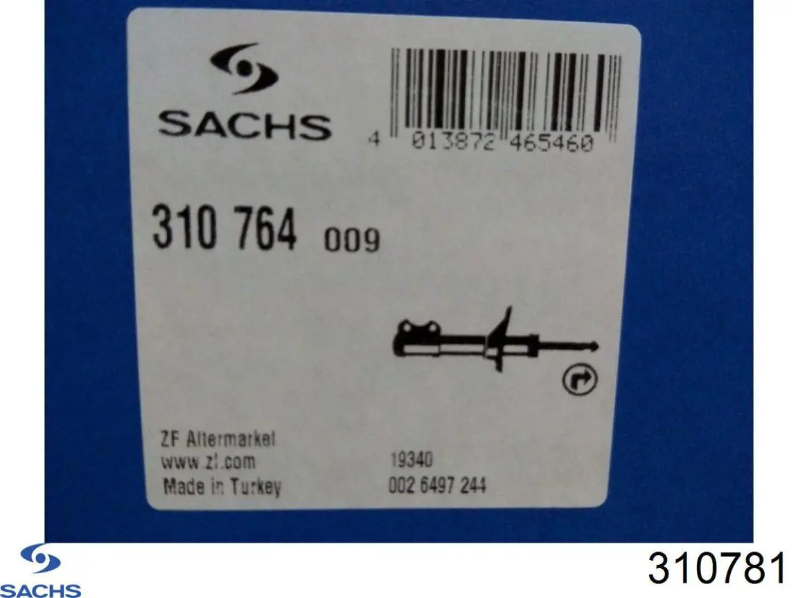 Compre 310781 Sachs Amortecedor traseiro