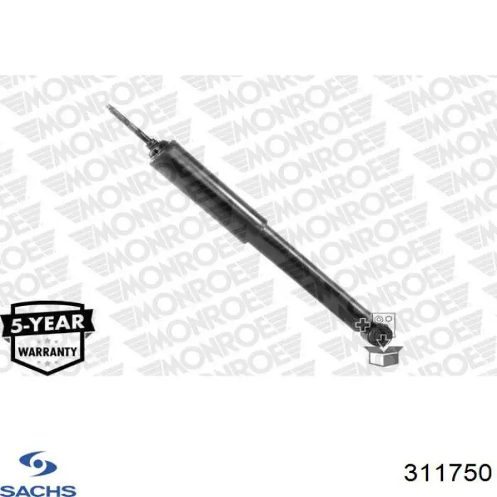Compre 311750 Sachs Amortecedor traseiro