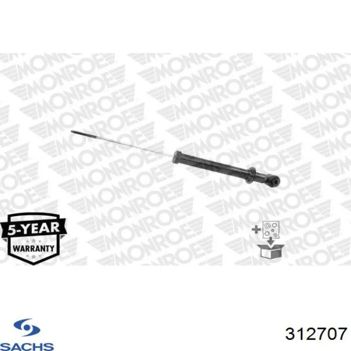 Compre 312707 Sachs Amortecedor traseiro