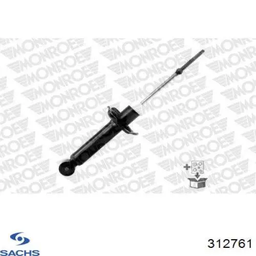 Compre 312761 Sachs Amortecedor traseiro