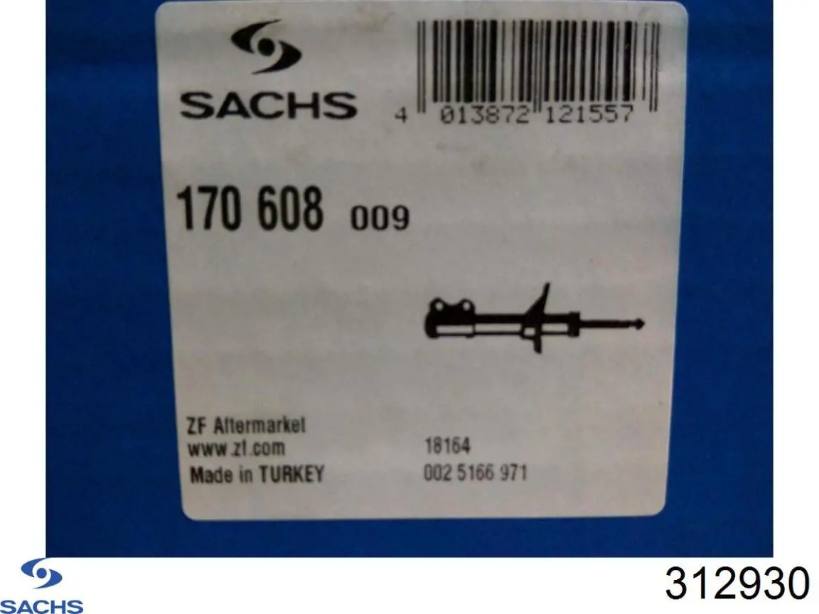Compre 312930 Sachs Amortecedor dianteiro esquerdo