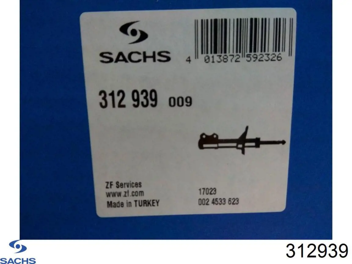 Compre 312939 Sachs Amortecedor traseiro