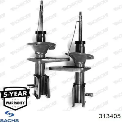 Amortecedor dianteiro direito Sachs 313405 preço, a partir de 106,57 USD