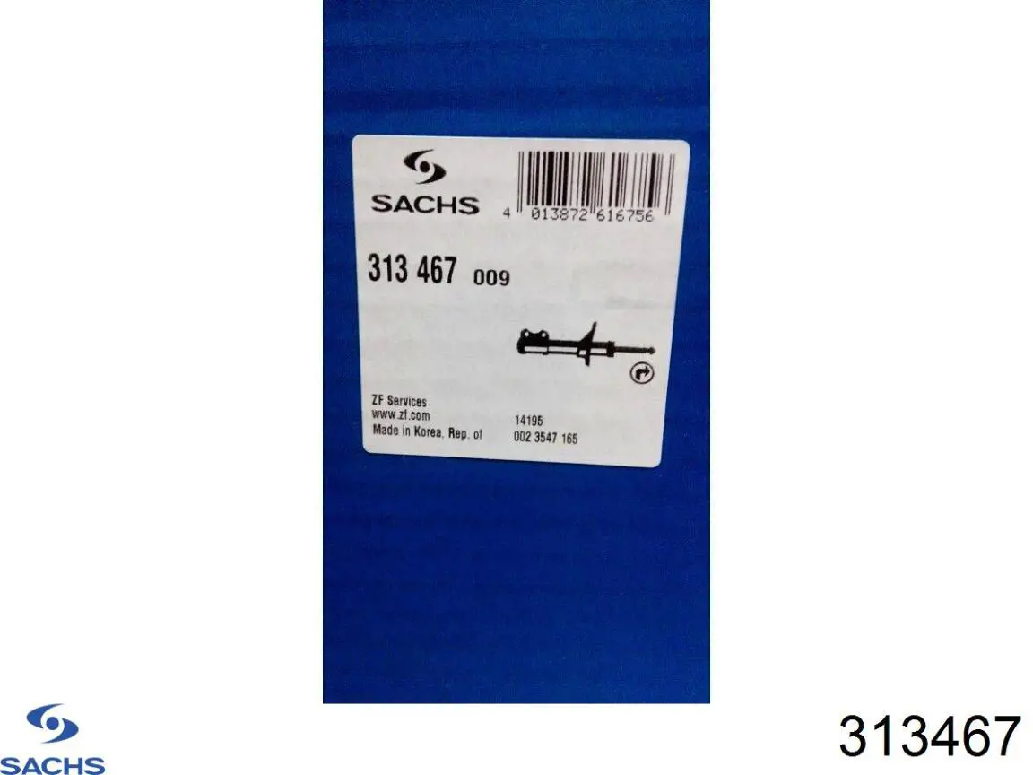 Compre 313467 Sachs Amortecedor dianteiro direito