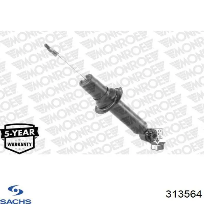 Compre 313564 Sachs Amortecedor traseiro