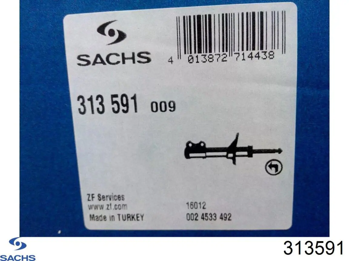 Compre 313591 Sachs Amortecedor dianteiro esquerdo