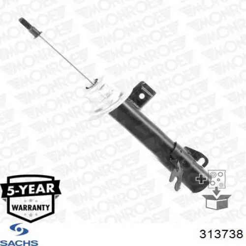 Compre 313738 Sachs Amortecedor dianteiro esquerdo