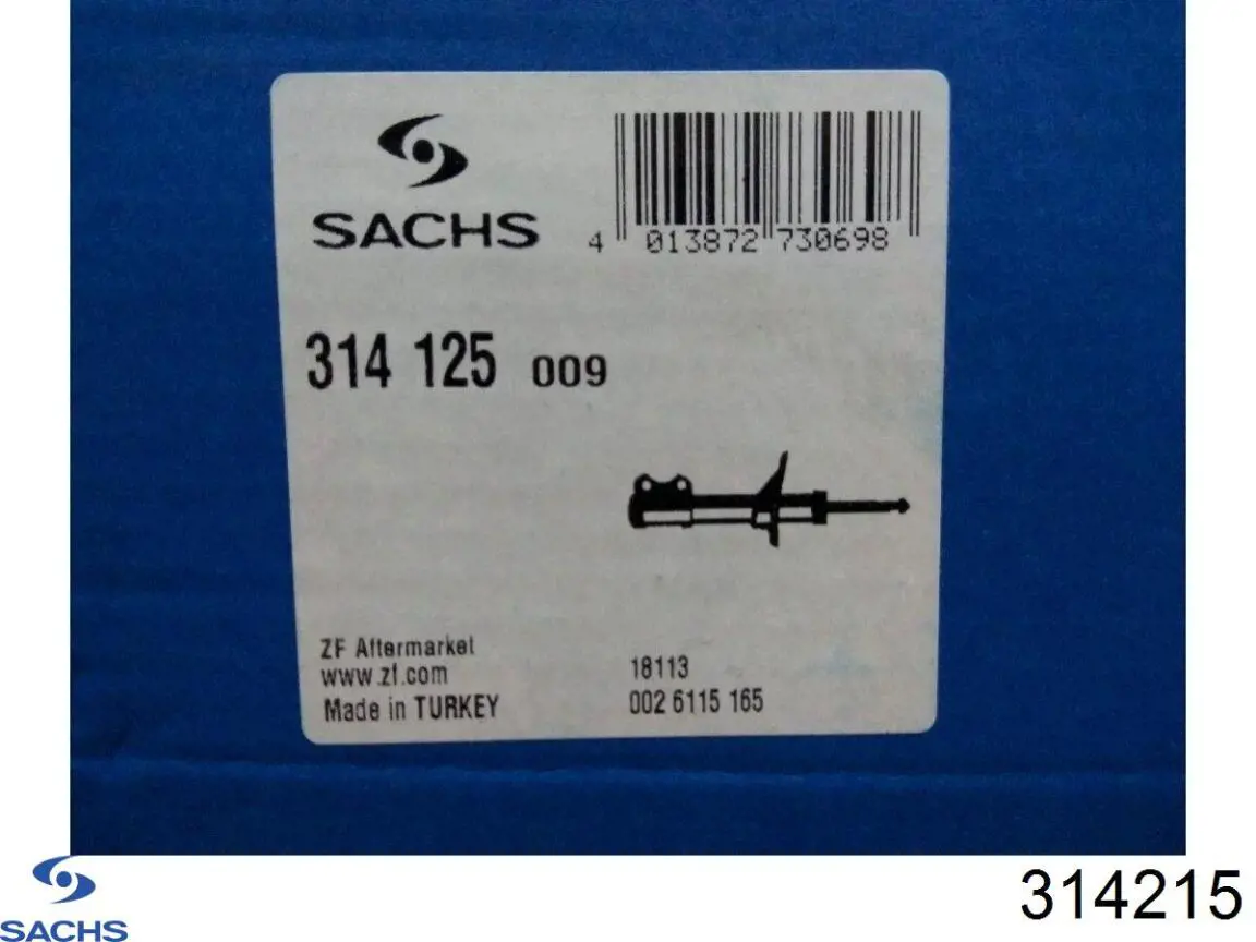 Compre 314215 Sachs Amortecedor dianteiro direito