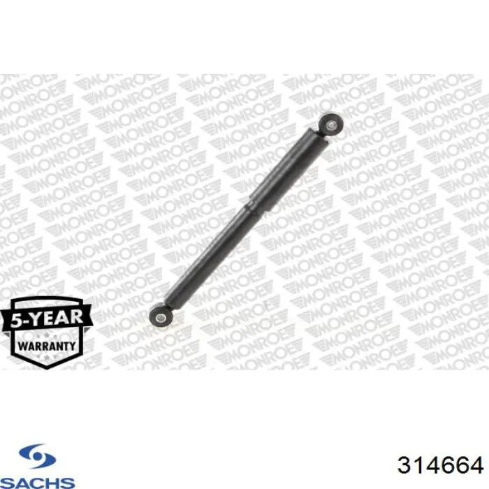 Compre 314664 Sachs Amortecedor traseiro