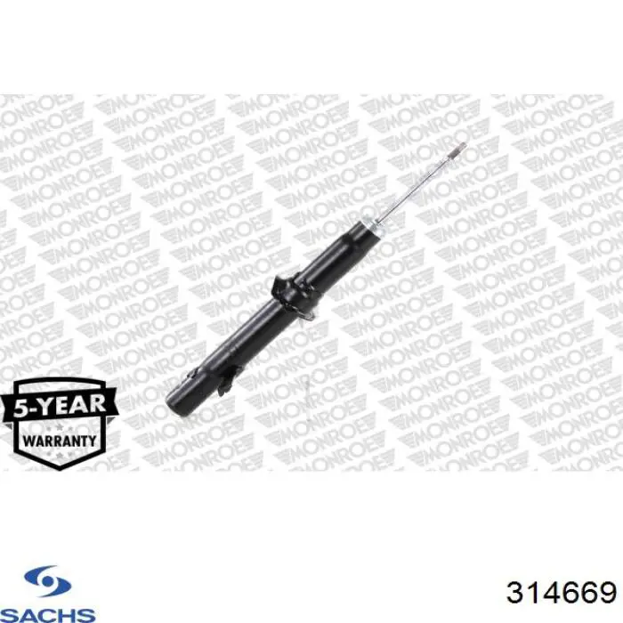 Compre 314669 Sachs Amortecedor dianteiro direito