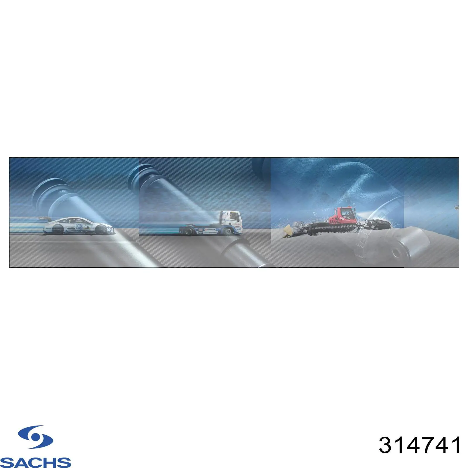 Compre 314741 Sachs Amortecedor dianteiro direito