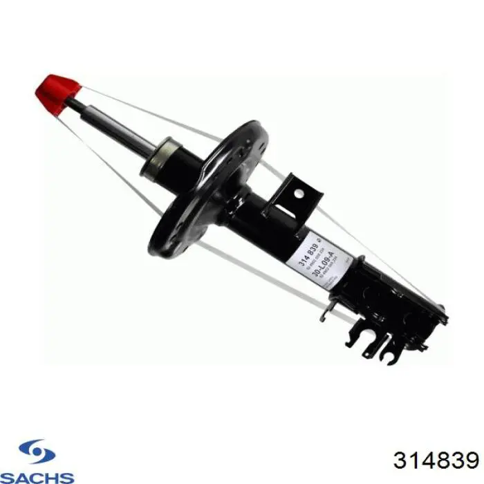 Amortecedor dianteiro esquerdo Sachs 314839 preço, a partir de 75,04 USD