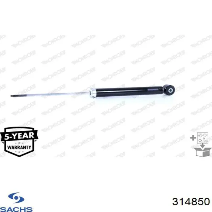 Compre 314850 Sachs Amortecedor traseiro