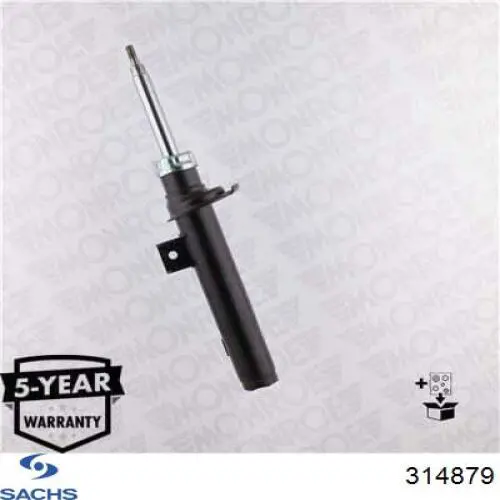 Amortecedor dianteiro direito Sachs 314879 preço, a partir de 141,56 USD